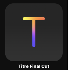 Icône de titre Final Cut dans le navigateur de projets