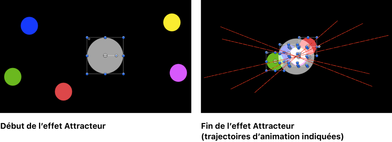 Canevas affichant un exemple du comportement Annuler