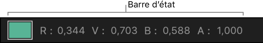 Barre d’état
