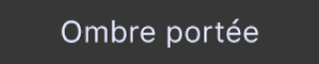 Bouton « Ombre portée du texte » de la Touch Bar