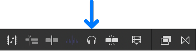 The Solo button above the timeline