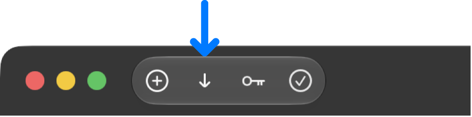 Bouton Importer des médias dans la barre d’outils
