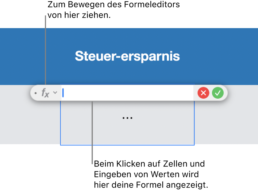 Der Formeleditor