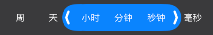 持续时间范围选择器。