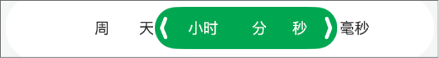 用于格式化单元格持续时间的控制。