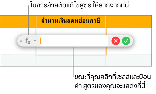ตัวแก้ไขสูตร