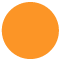 the orange microphone indicator