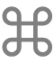 The Command key glyph