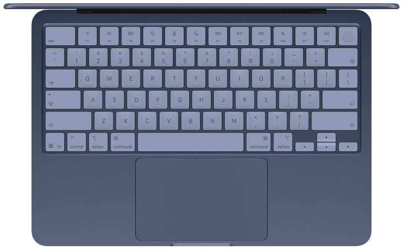 Top view of MacBook Neo.