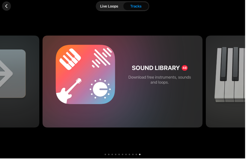 Sound Library in the Sound browser
