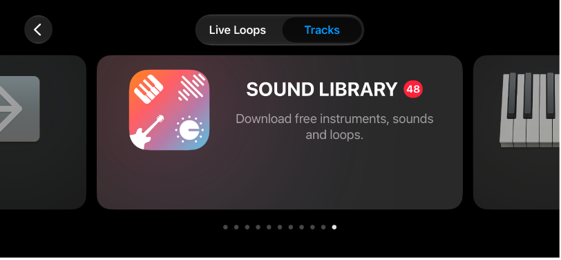 Sound Library in the Sound browser
