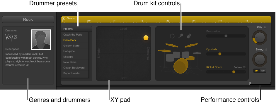 Figure. Drummer Editor.