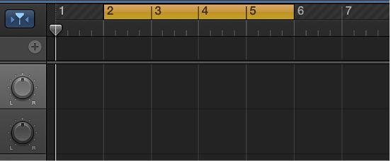 Figure. Showing the yellow cycle area in the ruler.