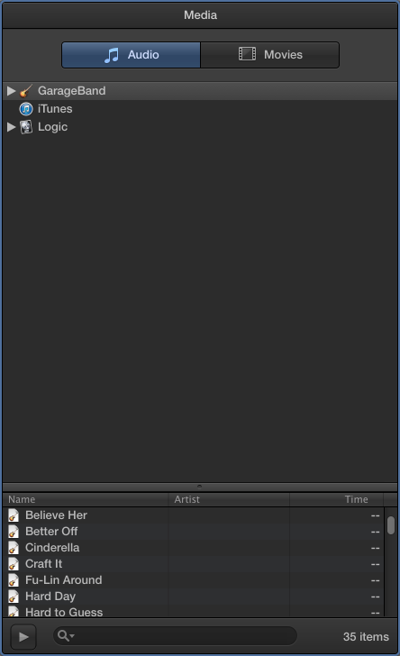 Figure. Media Browser.