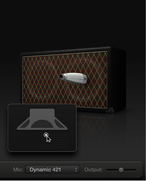 Figure. Amp Designer showing microphone controls