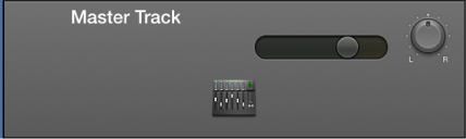 Figure. Master track in the Tracks area.