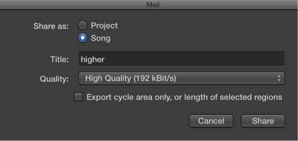 Figure. MailDrop dialog.