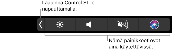 Kuva. Touch Barin Control Strip.