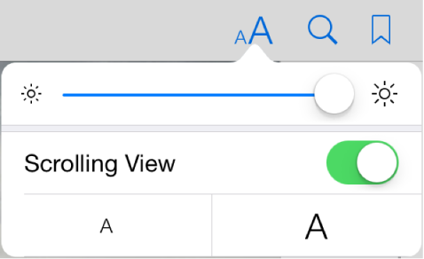 Scrolling View control