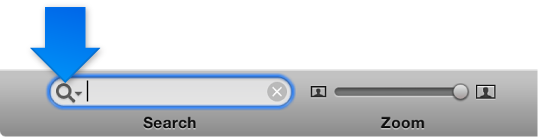 Image of Search icon and field