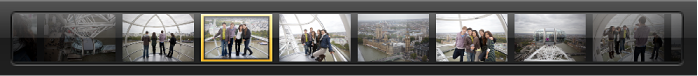 Image of thumbnail strip in full-screen view