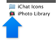 Image of library icon and file in Finder 