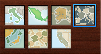 Image of map styles in the Design pane