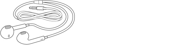 The Apple EarPods that come with iPod touch fifth generation.