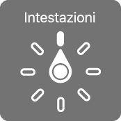 Controllo rotore con l’ago rivolto verso l’impostazione delle intestazioni