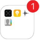 Cartella con un badge numerato nell’angolo superiore destro.