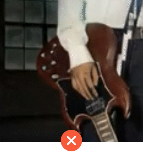 An example of motion art edited with AI that displays visual degradation.