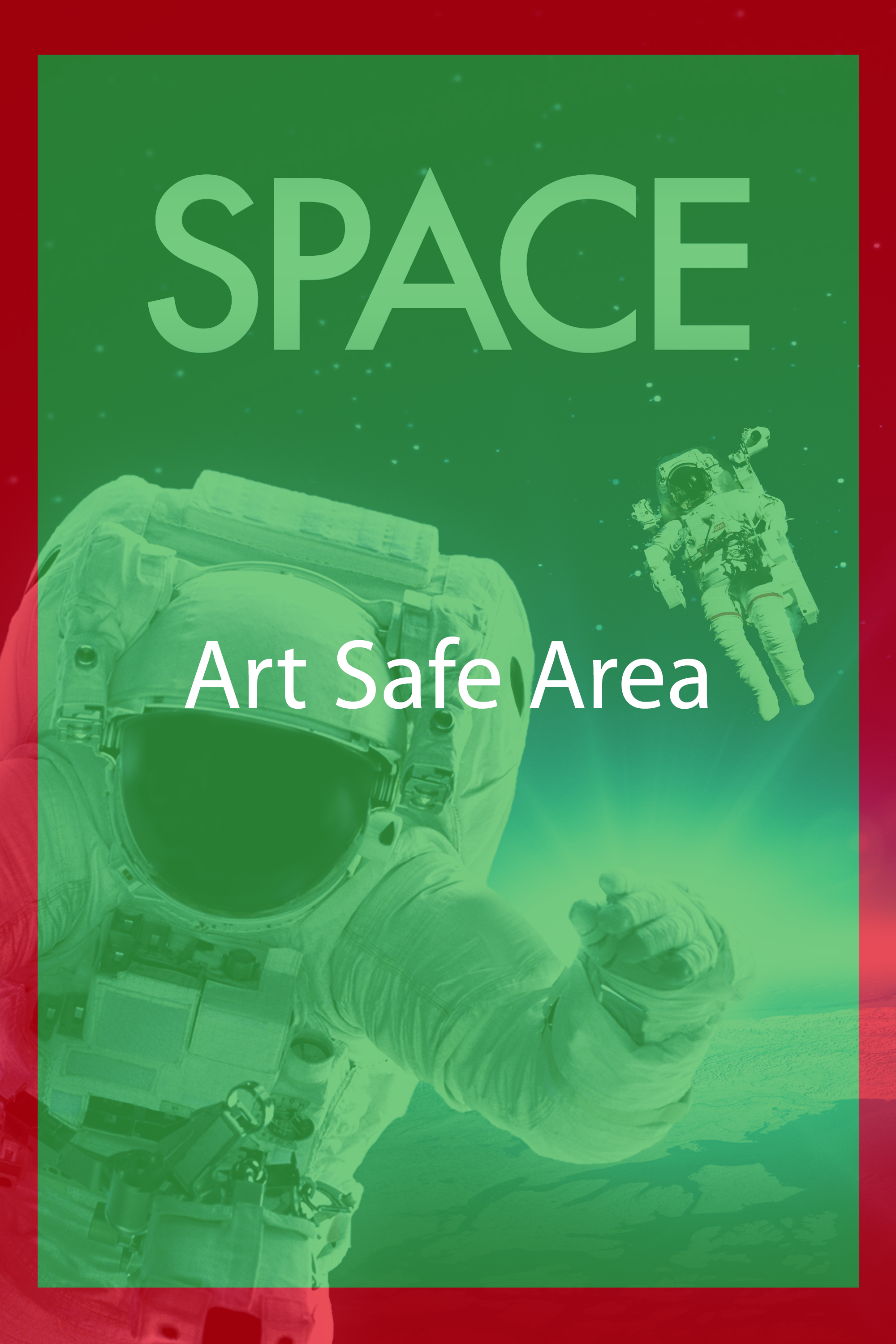 Photoshop art safe area