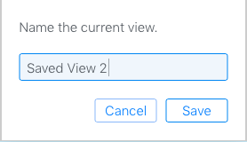 Name saved view