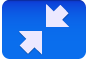 Two diagonal arrows pointing in