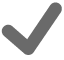 Black checkmark