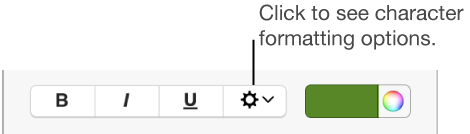 The Advanced Options checkbox next to Bold, Italic, and Underline buttons