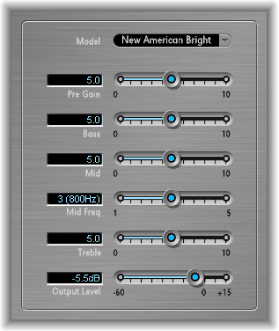 Figure. Bass Amp window.
