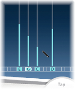 Figure. Tap display, showing multiple taps being edited.