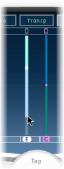 Figure. Tap display, showing stereo edit.