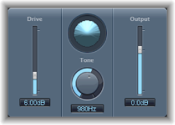 Figure. Overdrive effect window.