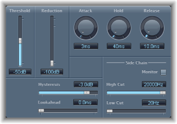 Figure. Noise Gate window.