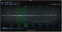 Figure. Linear Phase EQ window.