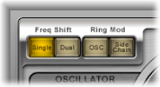 Figure. Ringshifter Mode buttons.