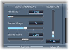Figure. Early Reflections parameters.