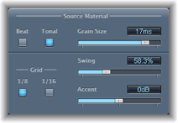 Figure. Grooveshifter window.