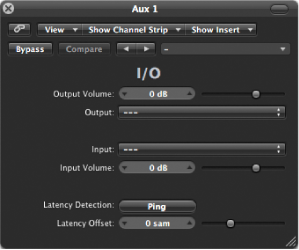 Figure. I/O window.