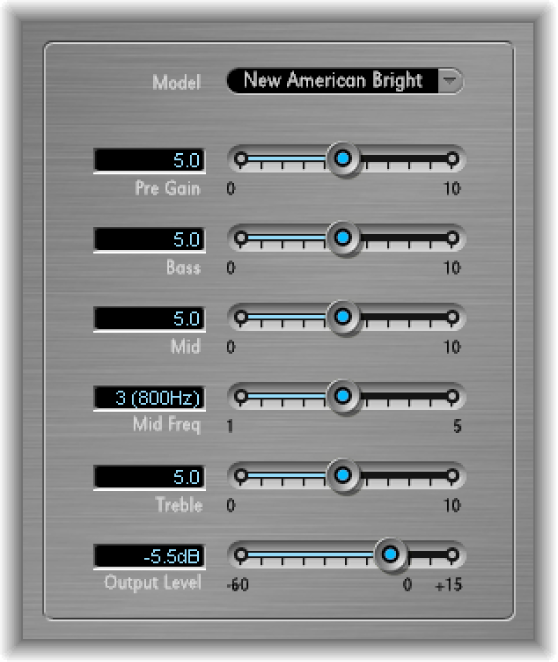 Figure. Bass Amp window.