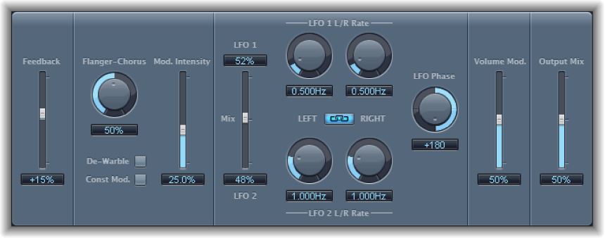 Figure. Modulation Delay window.