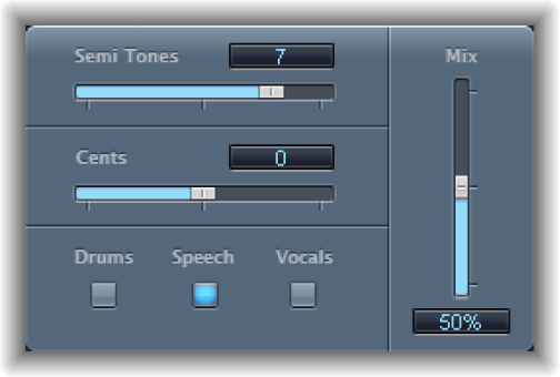 Figure. Pitch Shifter II window.