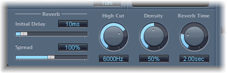 Figure. Reverb parameters.